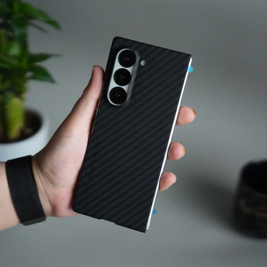 Galaxy Z Fold 5 Carbon Fiber Slim Case | Ultra-Thin Lightweight Protective Cover