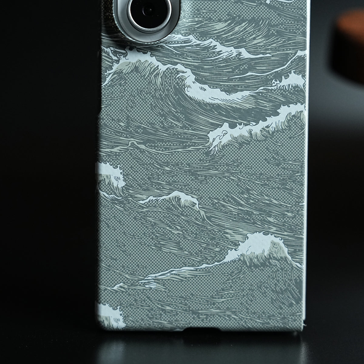 Artistic Wave Print Case for Galaxy Z Fold 8 Ultra | MagSafe Slim Case