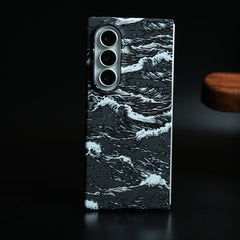 Artistic Wave Print Case for Galaxy Z Fold 8 Ultra | MagSafe Slim Case