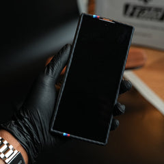 Carbon Fiber Texture Stripe Case for Galaxy Z Fold 8 Ultra | MagSafe Case