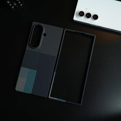 Carbon Fiber Texture Design Hard Pc for Galaxy Z Fold 8 Ultra with Magsafe | CornerGreen