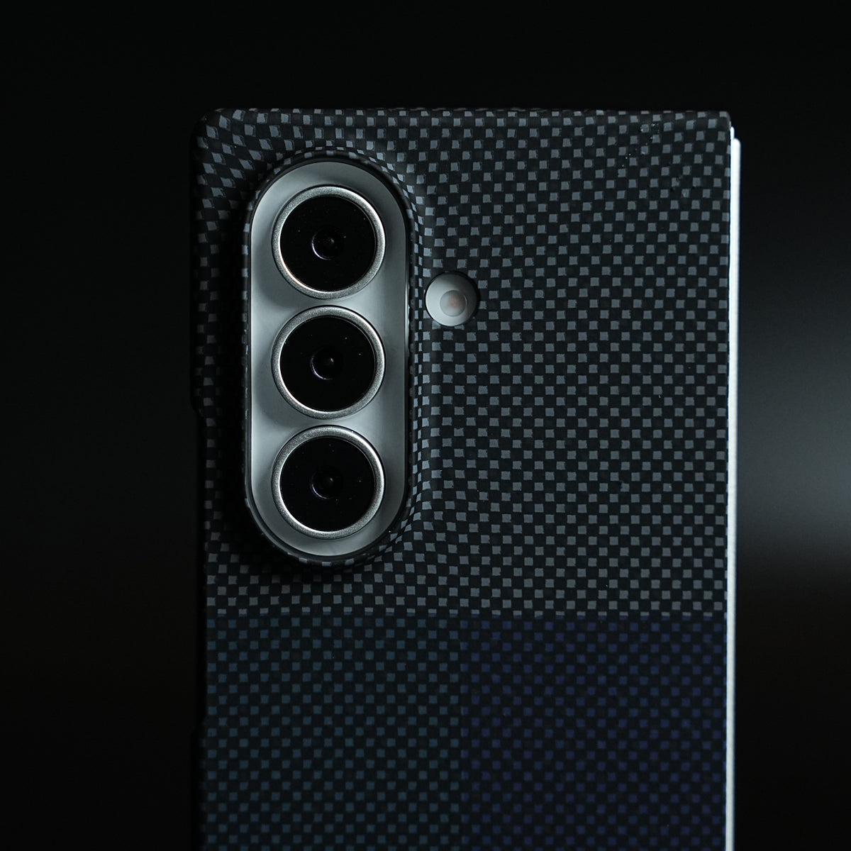 Carbon Fiber Texture Design Hard Pc for Galaxy Z Fold 8 Ultra with Magsafe | CornerGreen