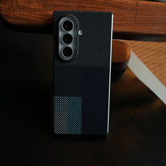 Carbon Fiber Texture Design Hard Pc for Galaxy Z Fold 8 Ultra with Magsafe | CornerGreen