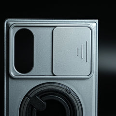 Sliding Camera Shield Case for Galaxy Z Fold 8 | Rotating Ring Stand