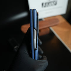 Edge Stitched Leather Texture Case for Galaxy Z Fold 8 Ultra | Magnetic Case