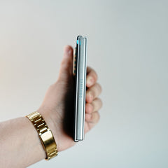 Check Pattern Magnetic Back Case for Galaxy Z Fold 8 | Chevron Stripe Design