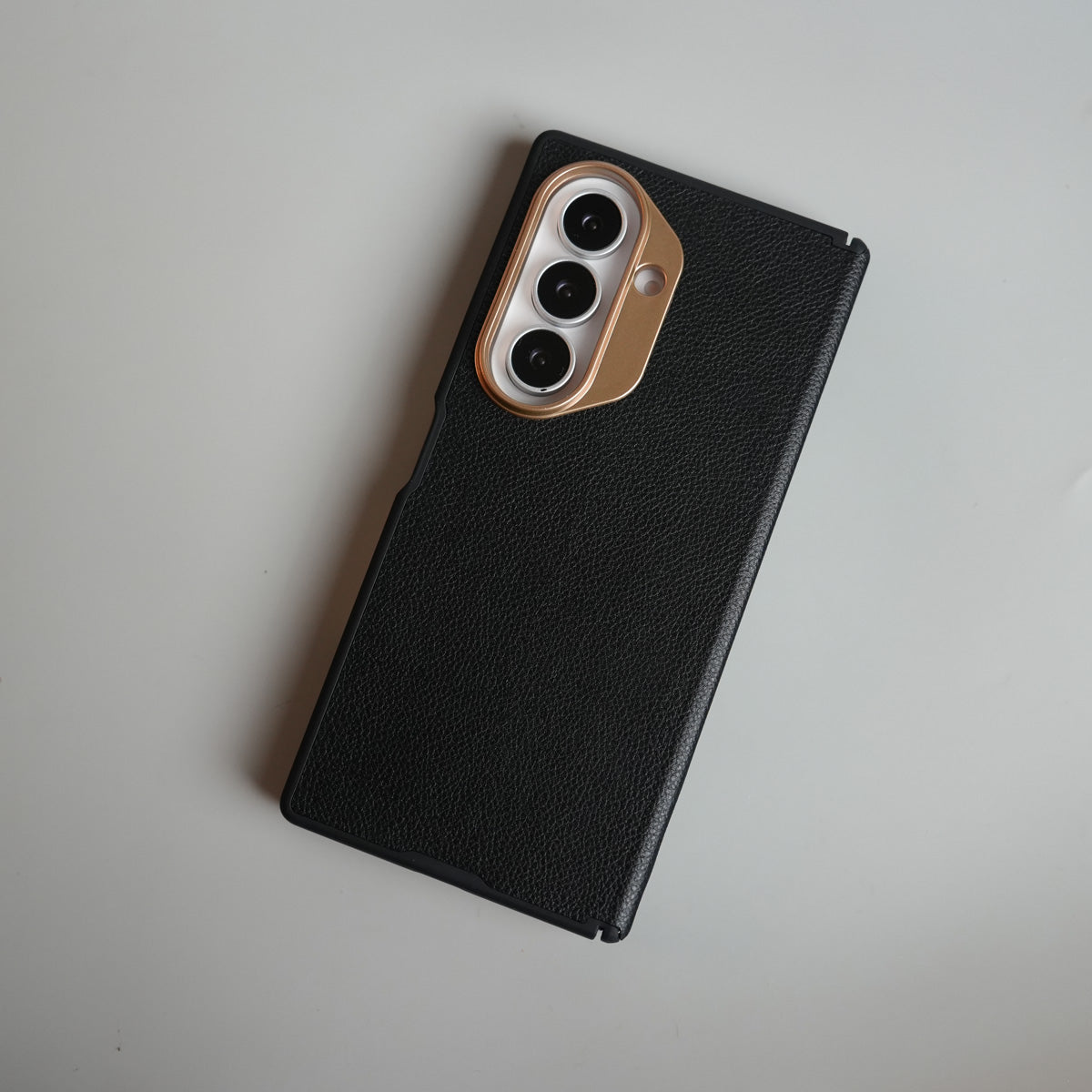 Leather Texture Magnetic Case for Galaxy Z Fold 8 Ultra | Hinge Protection and Metal Camera Guard