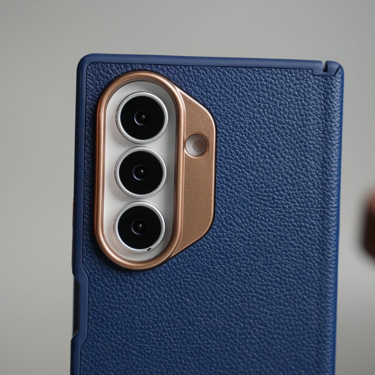 Leather Texture Magnetic Case for Galaxy Z Fold 8 Ultra | Hinge Protection and Metal Camera Guard