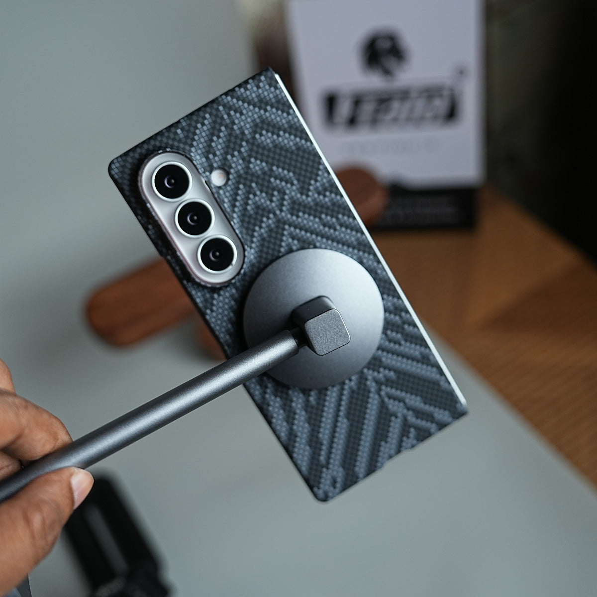 Geometric Pixel Pattern Magnetic Case for Galaxy Z Fold 8 Ultra | Slim Protective Cover