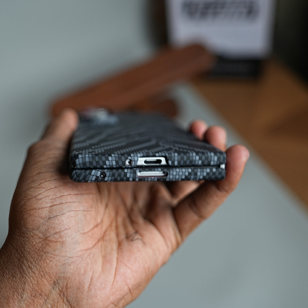 Geometric Pixel Pattern Magnetic Case for Galaxy Z Fold 8 Ultra | Slim Protective Cover