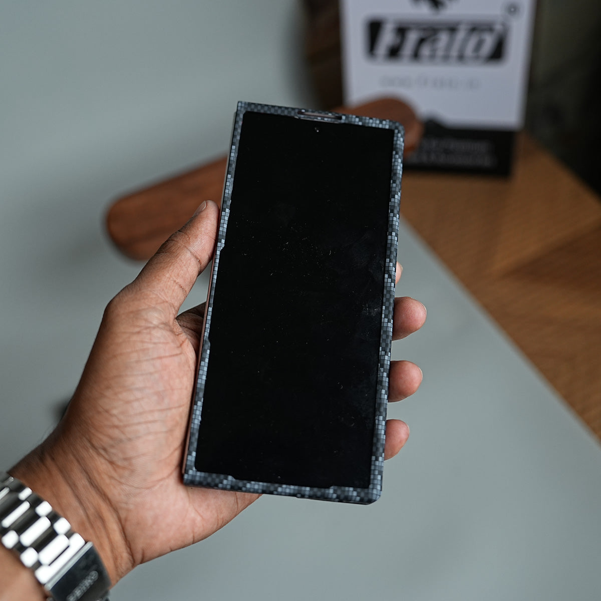 Geometric Pixel Pattern Magnetic Case for Galaxy Z Fold 8 Ultra | Slim Protective Cover
