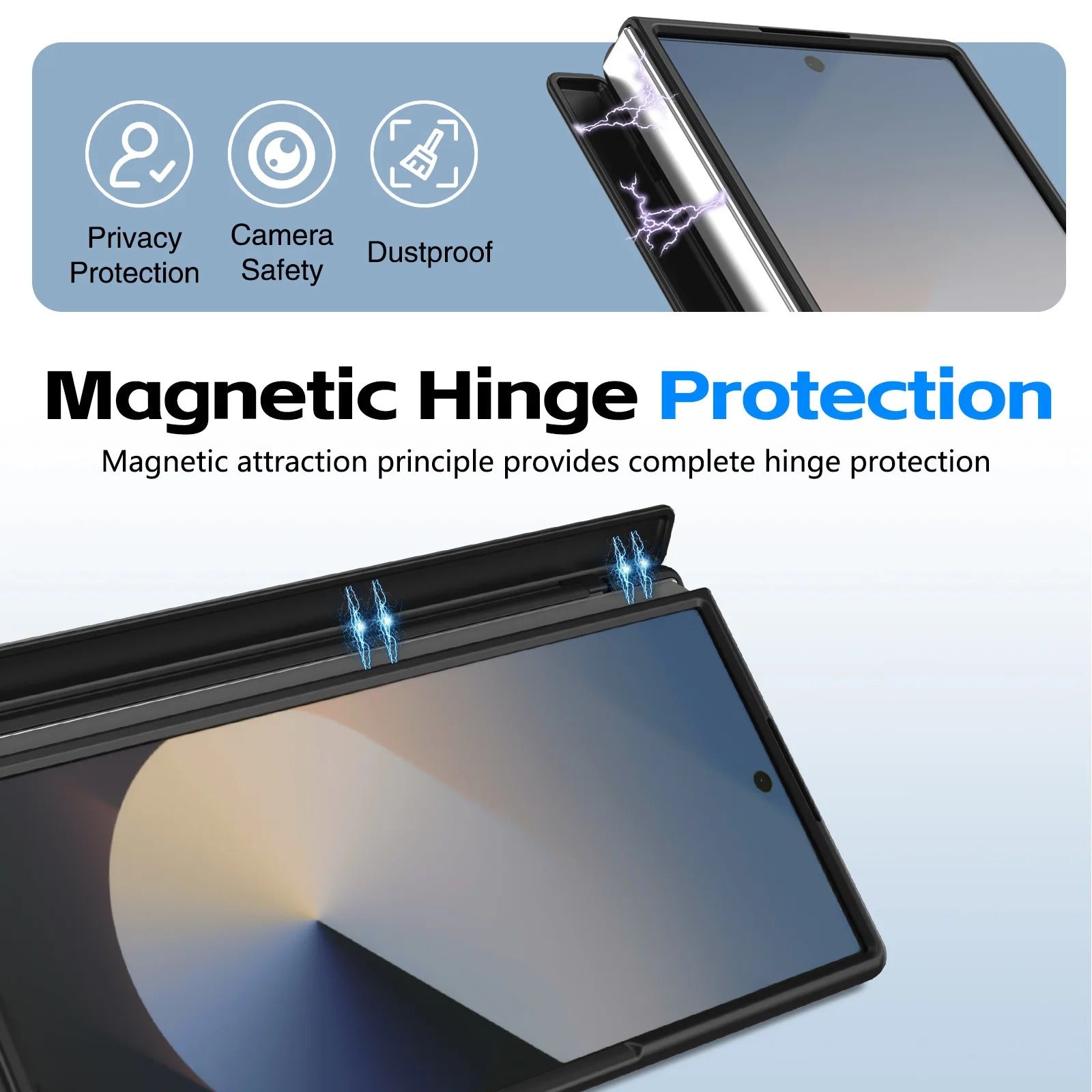 Galaxy Z Fold 6 Premium Grip Strap Case with S Pen Holder & Stand