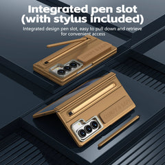 Galaxy Z Fold 6 Premium Grip Strap Case with S Pen Holder & Stand
