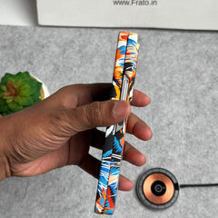 Samsung Galaxy Z Fold 5 Carbon Fiber Texture Tiger Lion Design Hard Pc MagSafe Case Cover