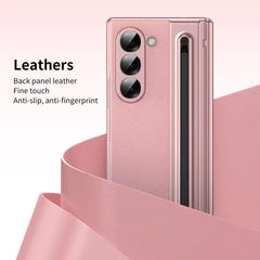 Samsung Galaxy Z Fold 6 Chrome Plating front Glass Protection Hinge Case Folding Case Cover