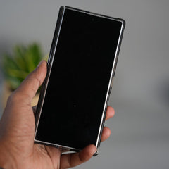 FRATO Fold 6 Collection Galaxy Z Fold 7 Transparent Case with Ring Stand | Clear Shockproof Cover