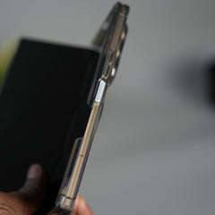 FRATO Fold 6 Collection Galaxy Z Fold 7 Transparent Case with Ring Stand | Clear Shockproof Cover