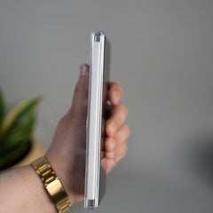FRATO Fold 6 Collection Galaxy Z Fold 7 Transparent Case with Ring Stand | Clear Shockproof Cover