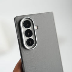 FRATO Fold 7 Collection Galaxy Z Fold 7 Leather Texture Front & Back Protective Case