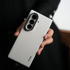 FRATO Fold 7 Collection Galaxy Z Fold 7 Leather Texture Front & Back Protective Case