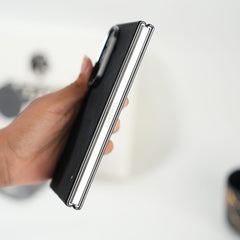 FRATO Fold 7 Collection Galaxy Z Fold 7 Leather Texture Front & Back Protective Case