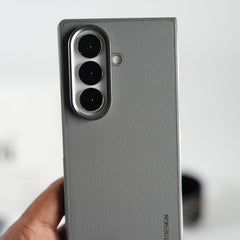 FRATO Fold 7 Collection Galaxy Z Fold 7 Leather Texture Front & Back Protective Case