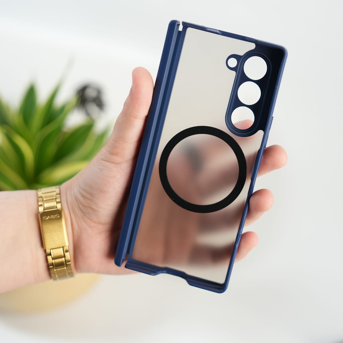 FRATO Fold 7 Collection Galaxy Z Fold 7 Magnetic Frosted Armor Case