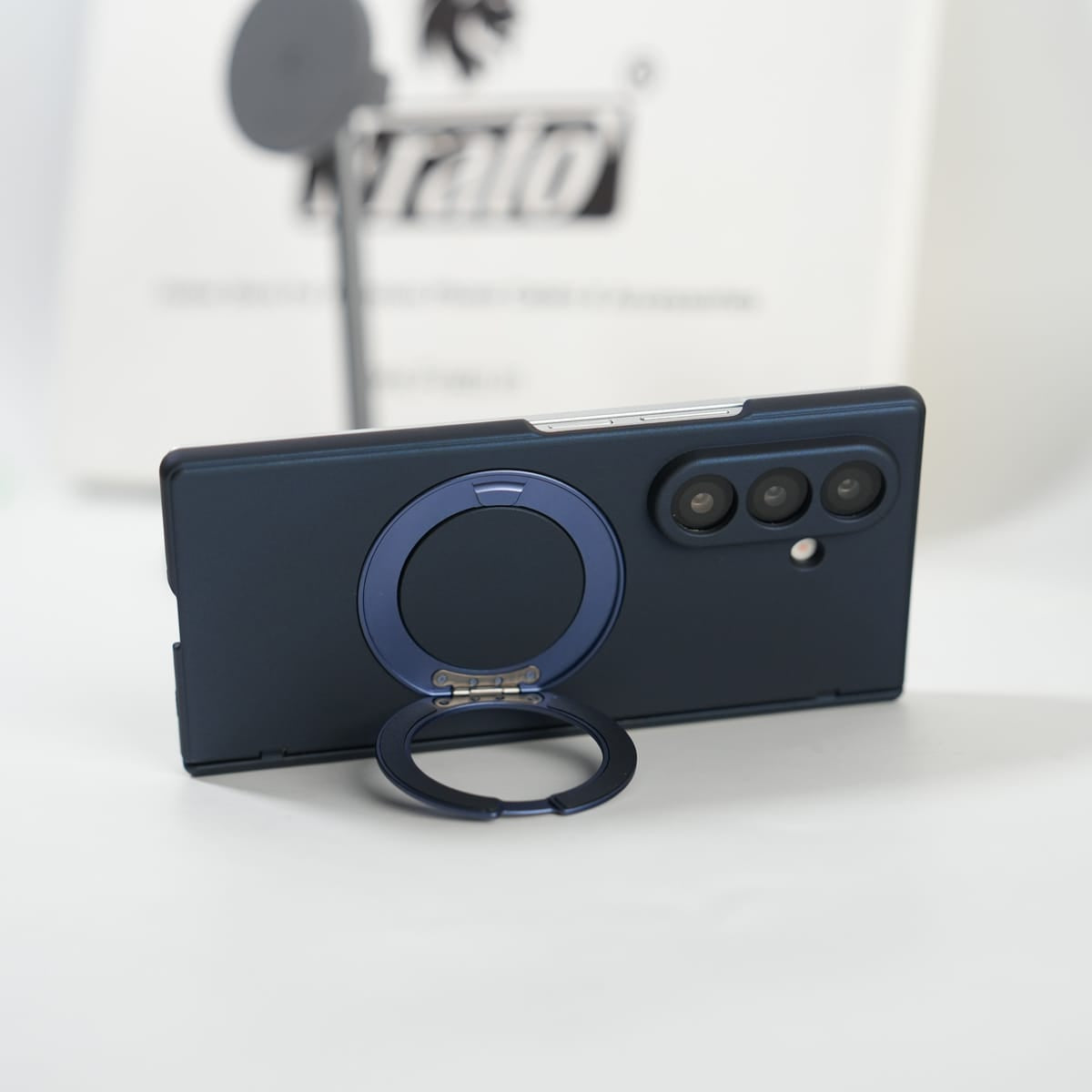FRATO Fold 7 Collection Galaxy Z Fold 7 Matte MagSafe Case with 360° Rotating Stand & Hinge Protection