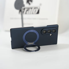 FRATO Fold 7 Collection Galaxy Z Fold 7 Matte MagSafe Case with 360° Rotating Stand & Hinge Protection