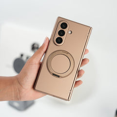 FRATO Fold 7 Collection Galaxy Z Fold 7 Matte MagSafe Case with 360° Rotating Stand & Hinge Protection