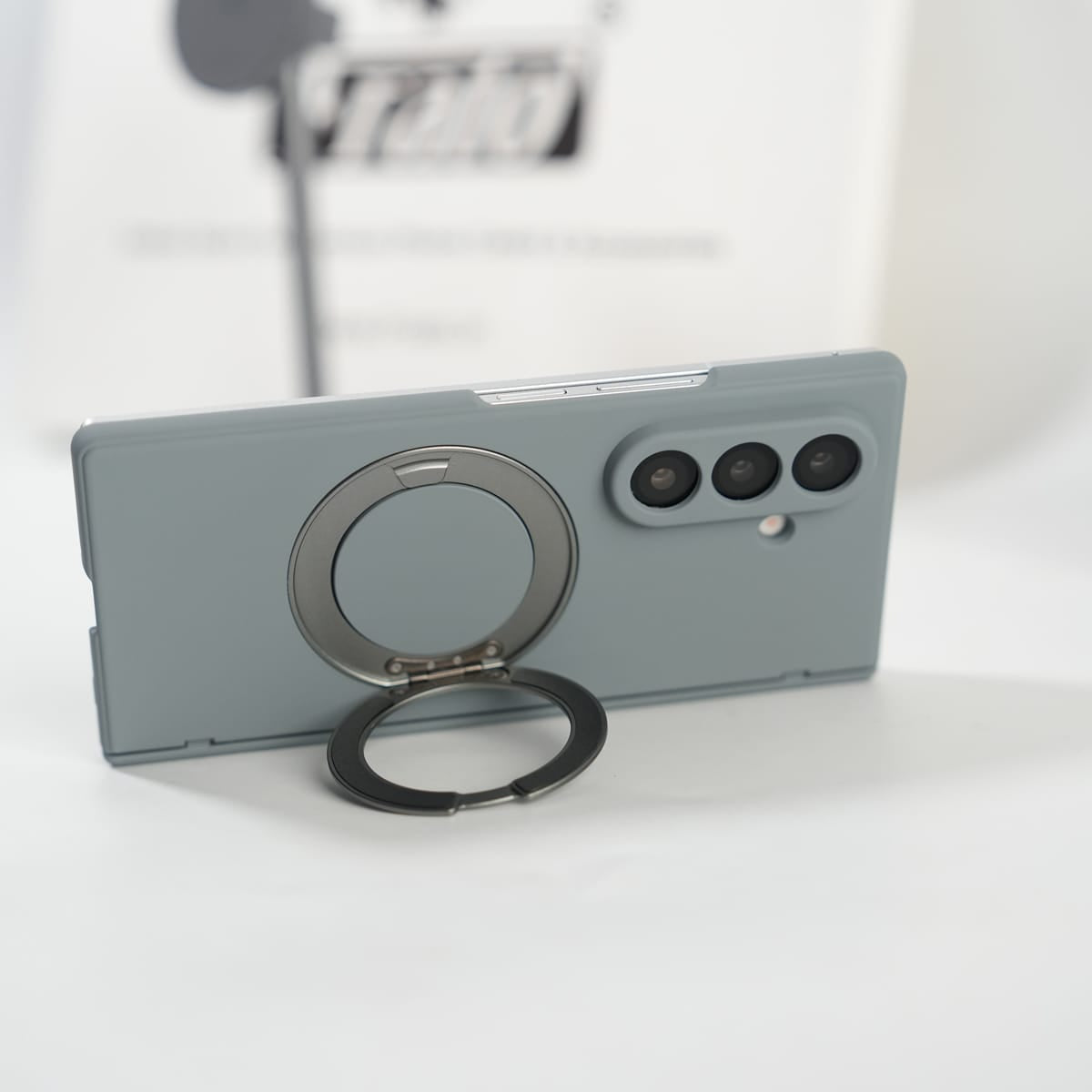 FRATO Fold 7 Collection Galaxy Z Fold 7 Matte MagSafe Case with 360° Rotating Stand & Hinge Protection