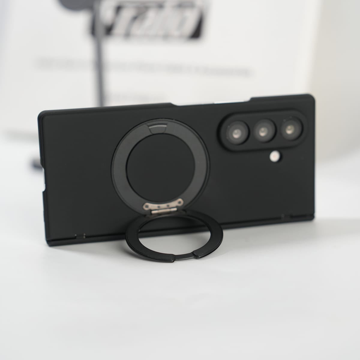 FRATO Fold 7 Collection Galaxy Z Fold 7 Matte MagSafe Case with 360° Rotating Stand & Hinge Protection