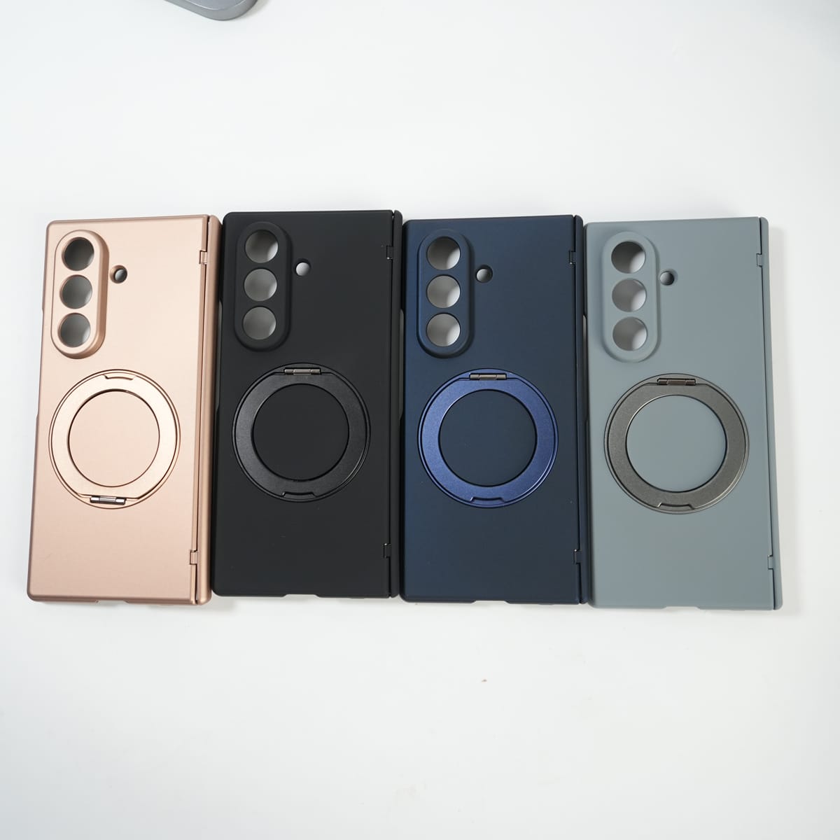 FRATO Fold 7 Collection Galaxy Z Fold 7 Matte MagSafe Case with 360° Rotating Stand & Hinge Protection
