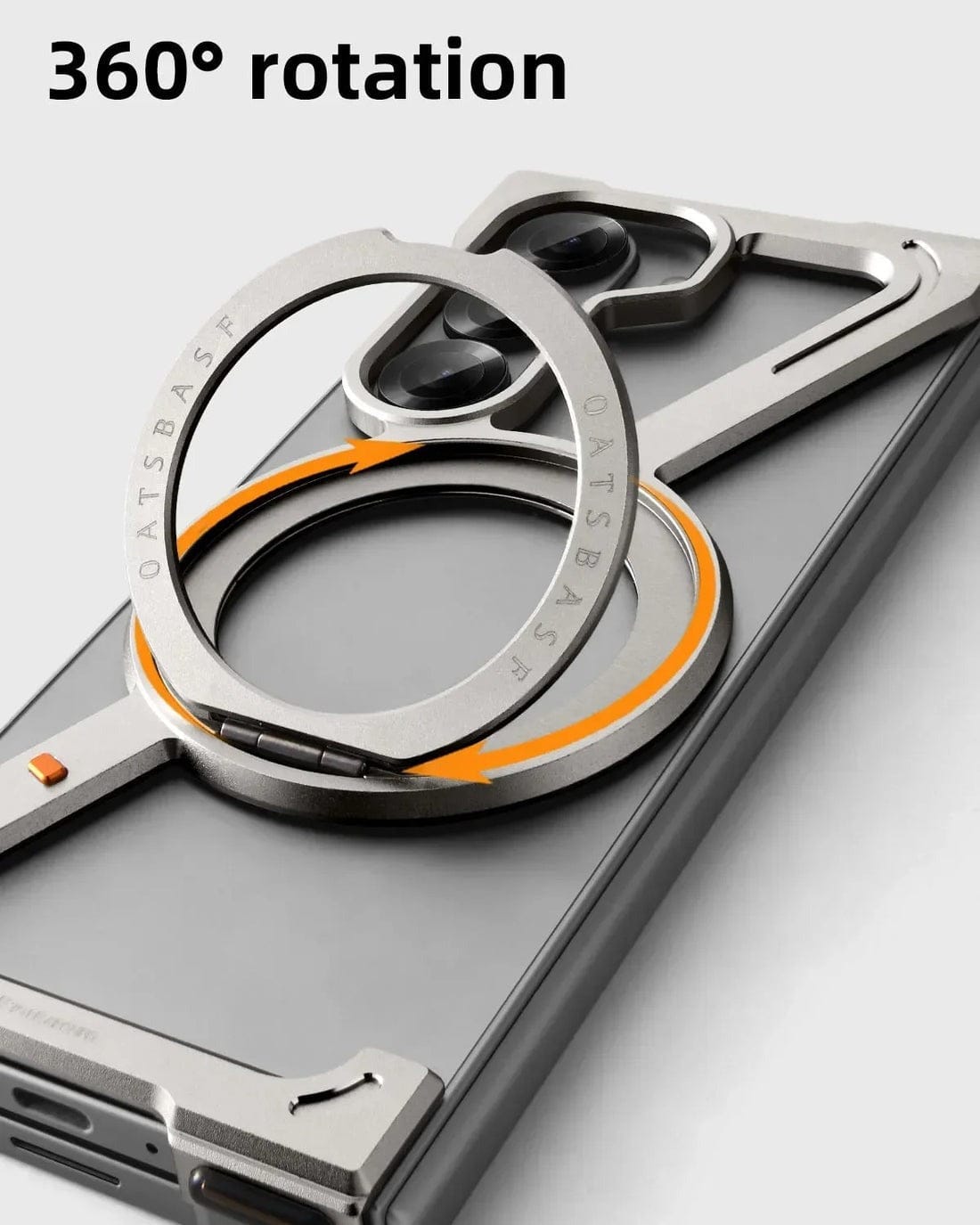 Z Shape Aluminium Metal Rotating Kickstand Case for Samsung Galaxy Z Fold 7
