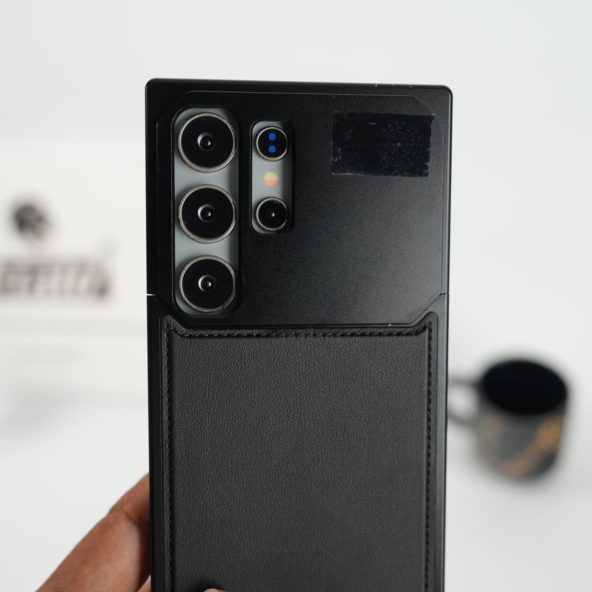 FRATO Galaxy Ultra Series Galaxy Ultra Series Premium Metallic Aeroflex Aluminium Stitch Leather Case