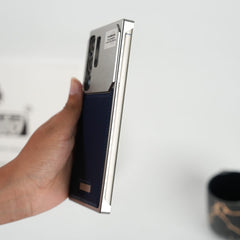 FRATO Galaxy Ultra Series Galaxy Ultra Series Premium Metallic Aeroflex Aluminium Stitch Leather Case
