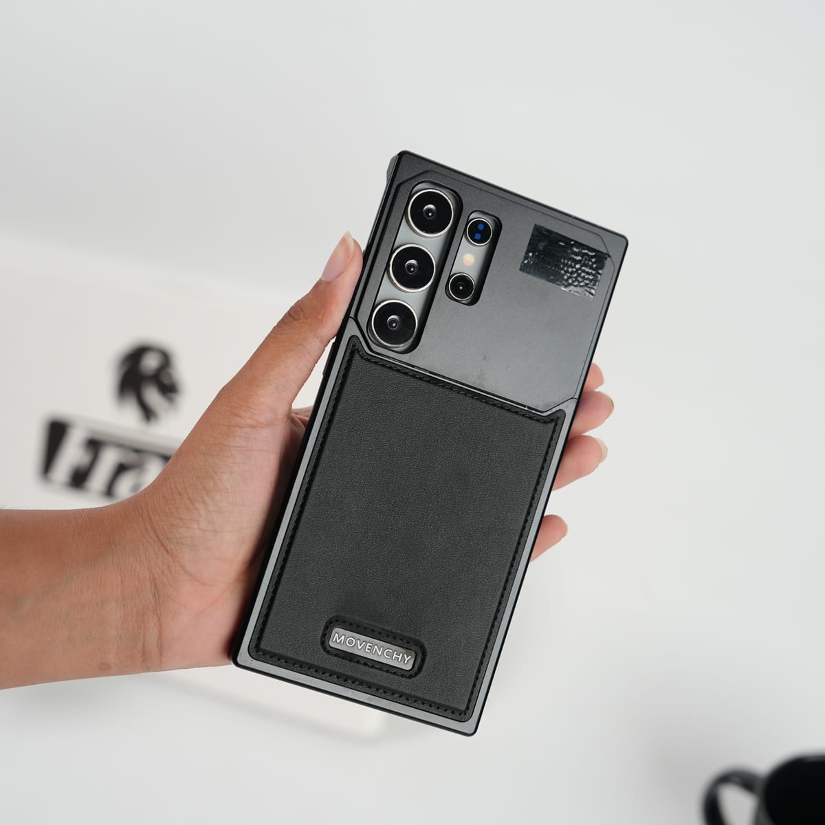 FRATO Galaxy Ultra Series Galaxy Ultra Series Premium Metallic Aeroflex Aluminium Stitch Leather Case