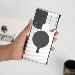 FRATO Galaxy Ultra Series Galaxy Ultra Series Premium Metallic Aeroflex Aluminium Stitch Leather Case