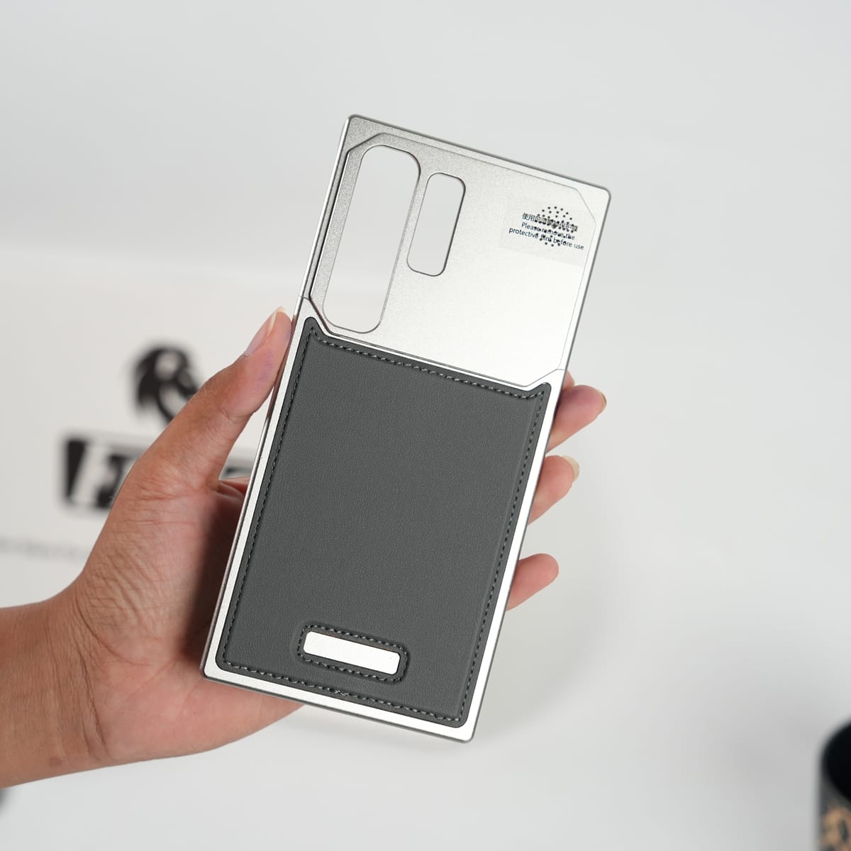 FRATO Galaxy Ultra Series Galaxy Ultra Series Premium Metallic Aeroflex Aluminium Stitch Leather Case