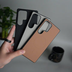FRATO Samsung S25U Galaxy S25 Ultra Magnetic Case | Soft-Touch Shockproof Slim Cover with MagSafe Ring