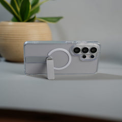 FRATO Samsung S26 Ultra Galaxy S26 Ultra FlexStand Clear MagSafe Kickstand Case | Slim Foldable Stand Transparent Cover