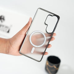 FRATO Samsung S26 Ultra Galaxy S26 Ultra Frosted Magsafe Shell Chrome Case