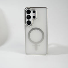 FRATO Samsung S26 Ultra Galaxy S26 Ultra Frosted Magsafe Shell Chrome Case
