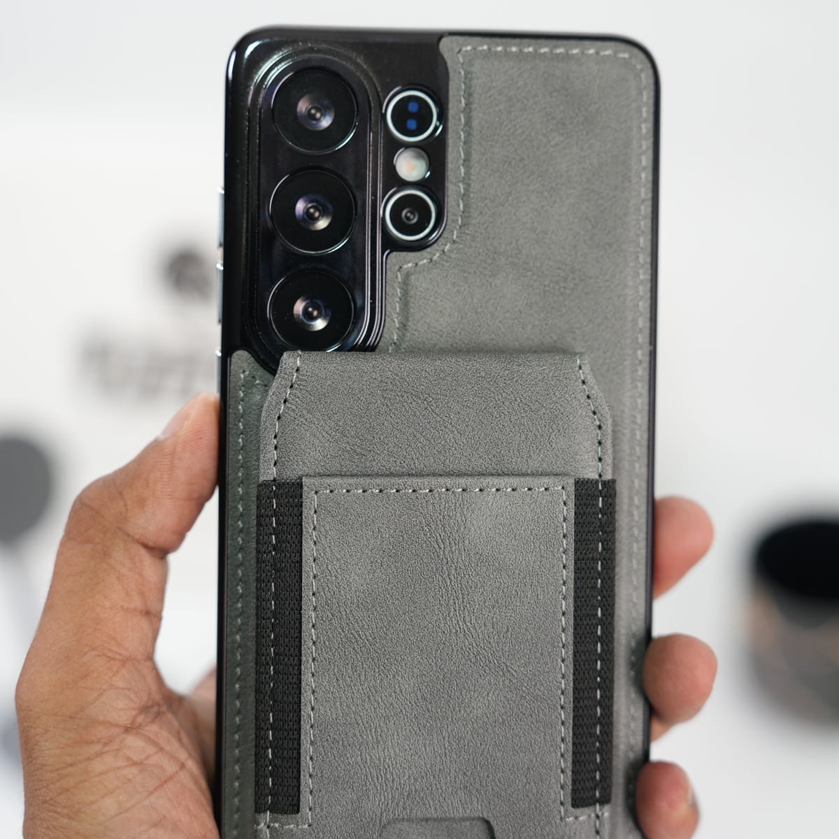 FRATO Samsung S26 Ultra Galaxy S26 Ultra Magnetic PU Leather Wallet Case with Detachable Card Holder