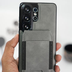 FRATO Samsung S26 Ultra Galaxy S26 Ultra Magnetic PU Leather Wallet Case with Detachable Card Holder