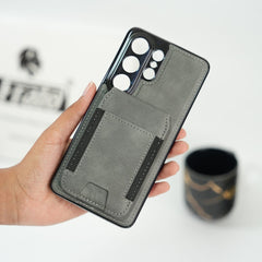 FRATO Samsung S26 Ultra Galaxy S26 Ultra Magnetic PU Leather Wallet Case with Detachable Card Holder