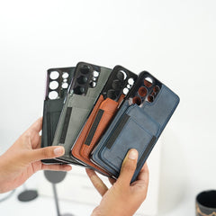 FRATO Samsung S26 Ultra Galaxy S26 Ultra Magnetic PU Leather Wallet Case with Detachable Card Holder