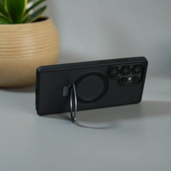 FRATO Samsung S26 Ultra Galaxy S26 Ultra MagSafe Kickstand Case | Frosted Pro Edition Cover | Black
