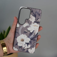 FRATO Samsung S26 Ultra Galaxy S26 Ultra Premium Floral Leather MagSafe Case Back Cover