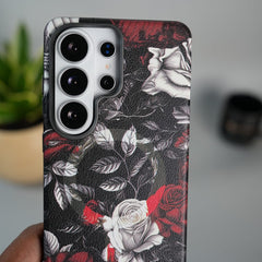 FRATO Samsung S26 Ultra Galaxy S26 Ultra Premium Floral Leather MagSafe Case Back Cover